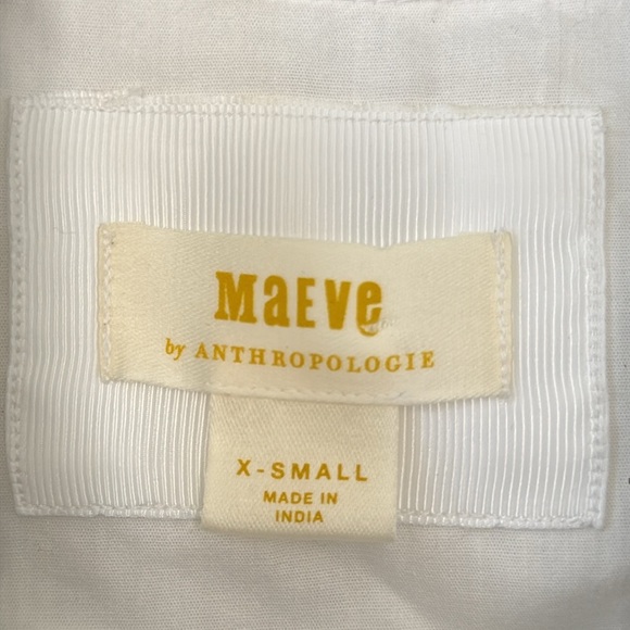 Anthropologie Maeve Bubble-Hem Shirt Dress Size XS - Picture 7 of 12